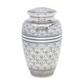 Urnsdirect2U Urnsdirect2u 7720-10 Fleur De Lis Adult Cremation Urn; Silver 7720-10